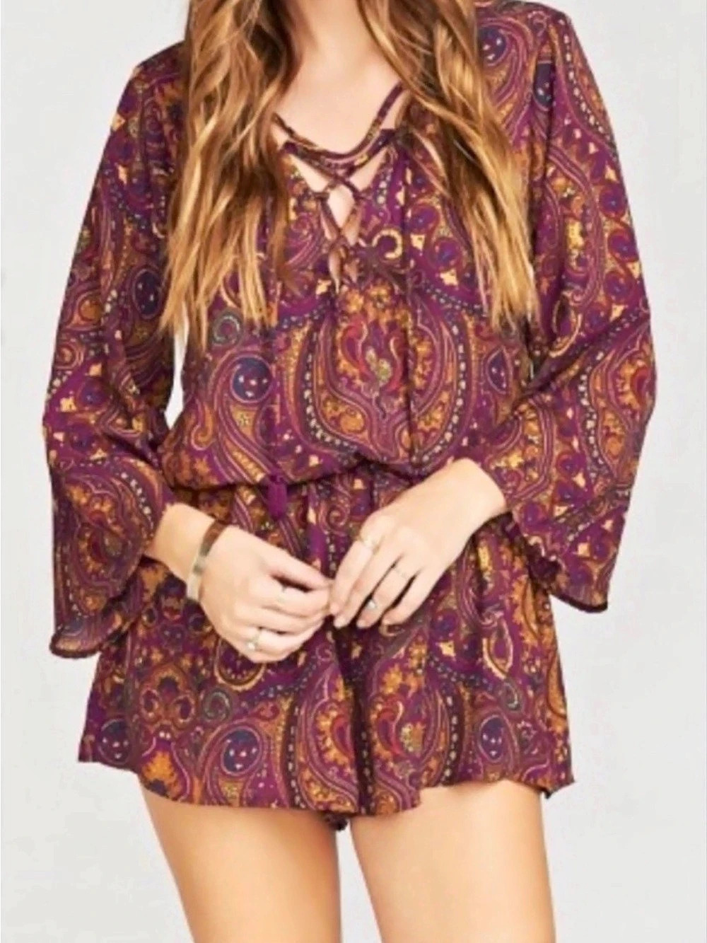Show Me Your Mumu Tillie Tie Romper